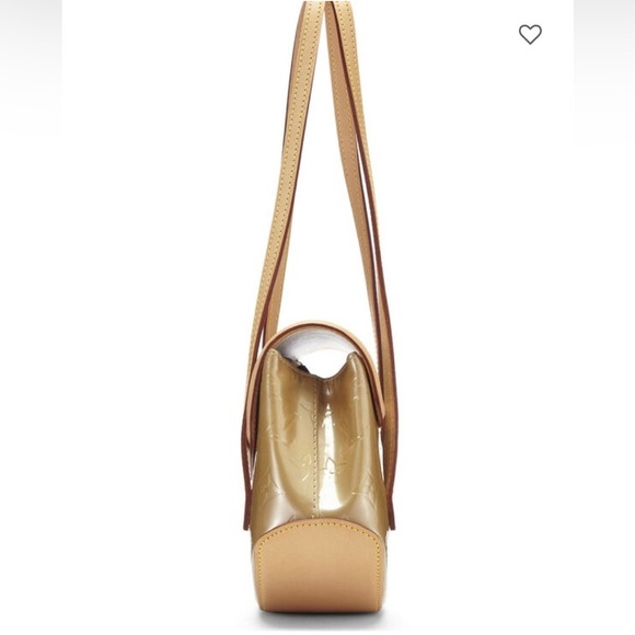 LOUIS VUITTON NOISETTE MONOGRAM VERNIS BISCAYNE BAY Shoulder Bag France 2005 - Picture 5 of 17